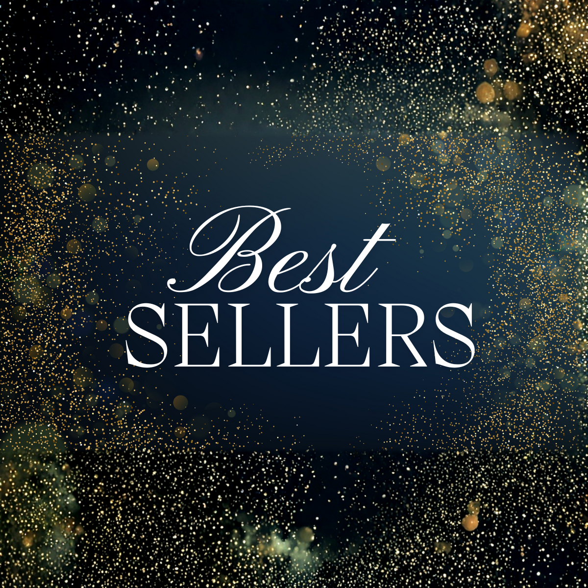 The words "Best Sellers" in elegant white font with a background pf a luxurious all-natural enrichment lake with rare essential minerals. ©2025 Kandilynns.com