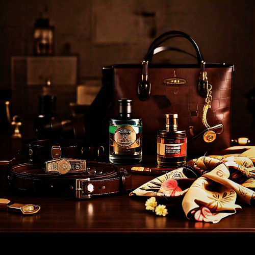 An elegant display of various accessories available for grooming, hair, and body care. ©2025 Kandilynns.com